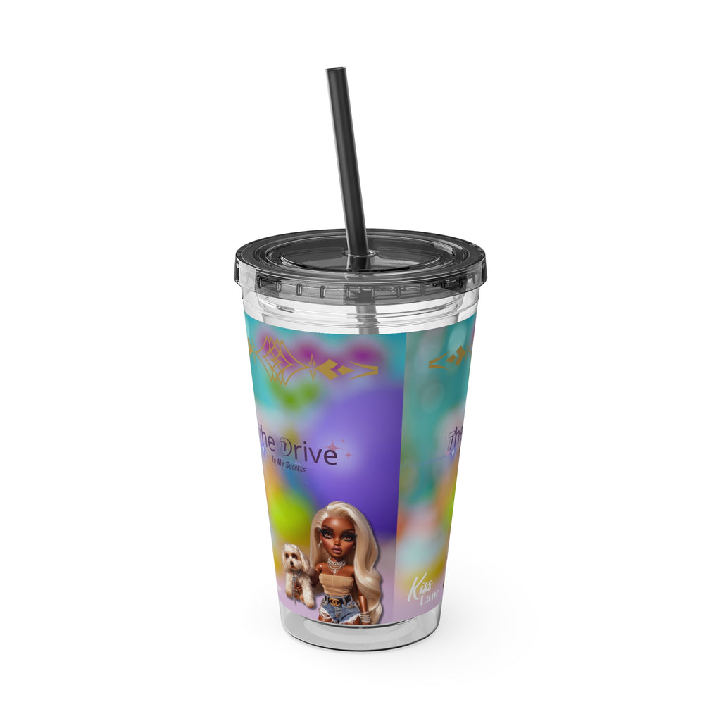 KL Sunsplash Tumbler with Straw, 16oz