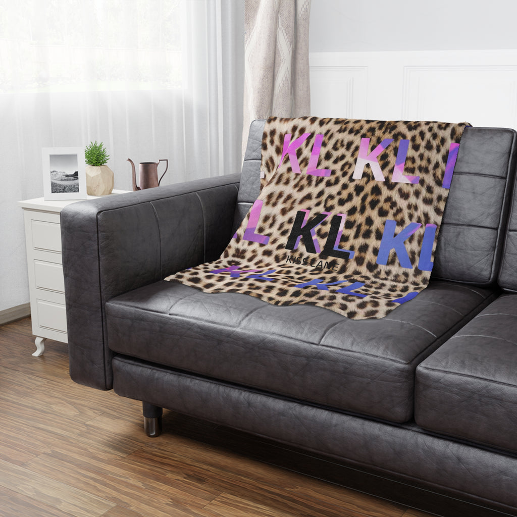 Kiss Lane Leopard - Minky Blanket