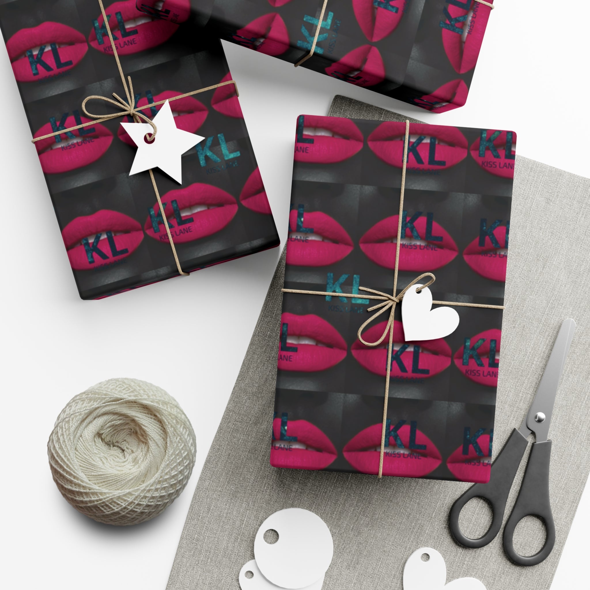 Pink Lipstick - Gift Wrap Papers