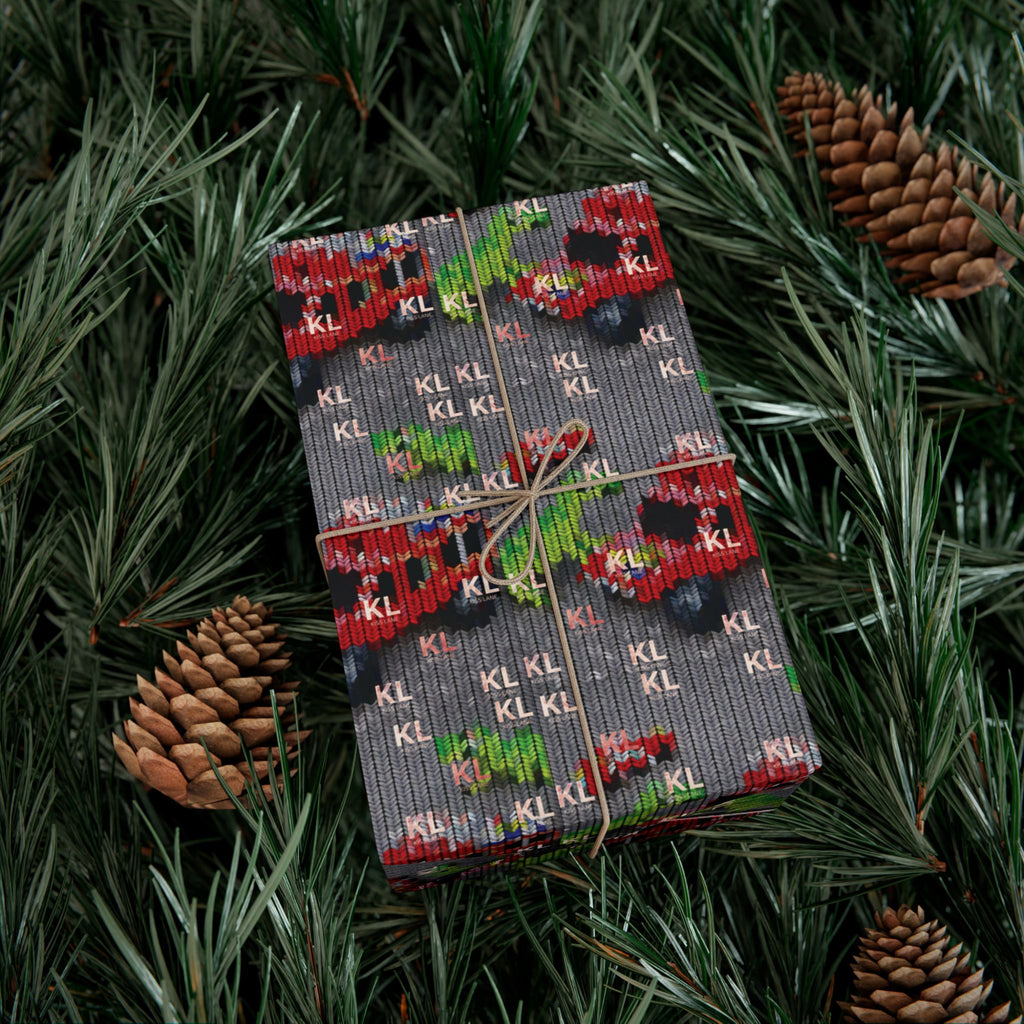 KL Kids Dinosaur & Truck Gift Wrap Paper