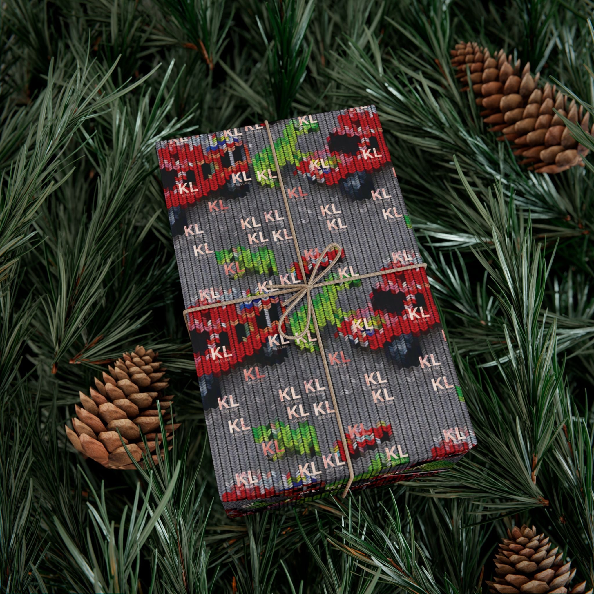 KL Kids Dinosaur & Truck Gift Wrap Paper