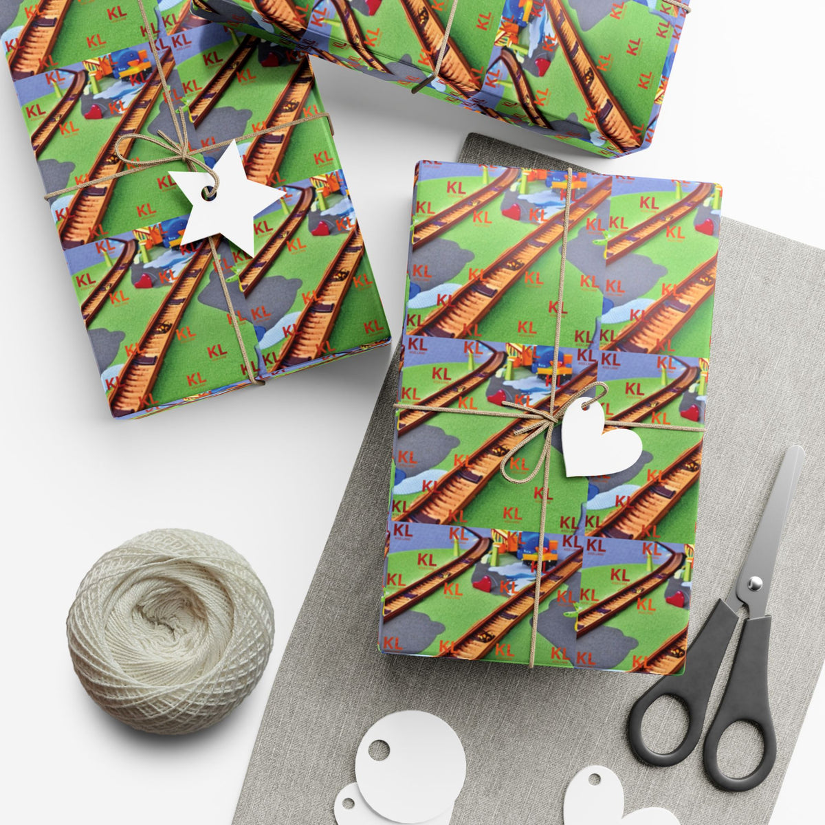 KL Train Tracks - Gift Wrap Papers