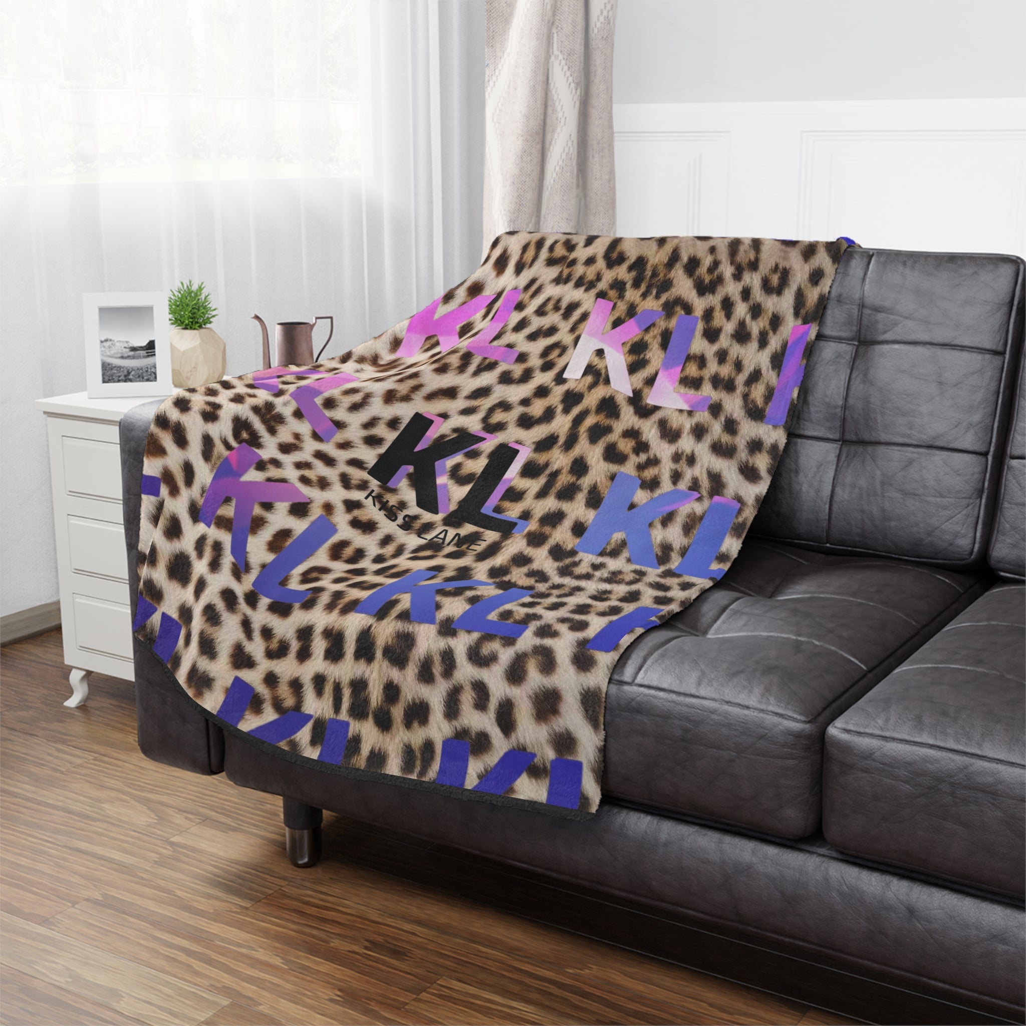 Kiss Lane Leopard - Minky Blanket