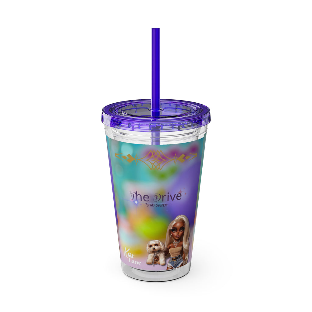 KL Sunsplash Tumbler with Straw, 16oz
