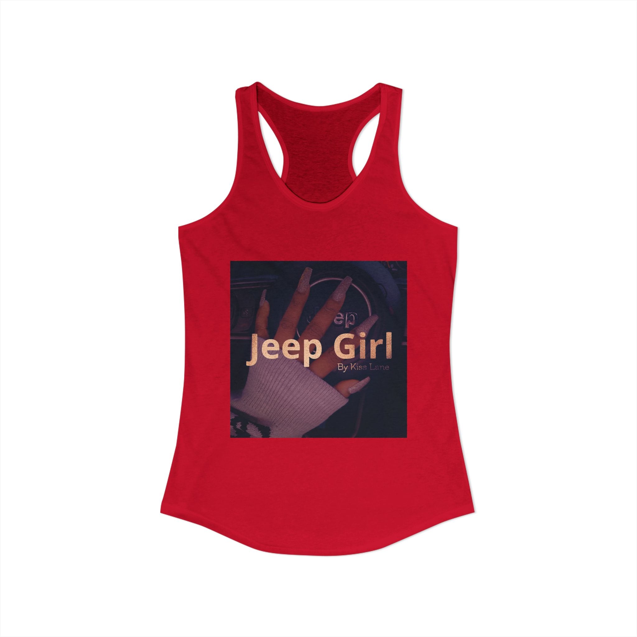 Jeep Girl Wave Racerback Tank