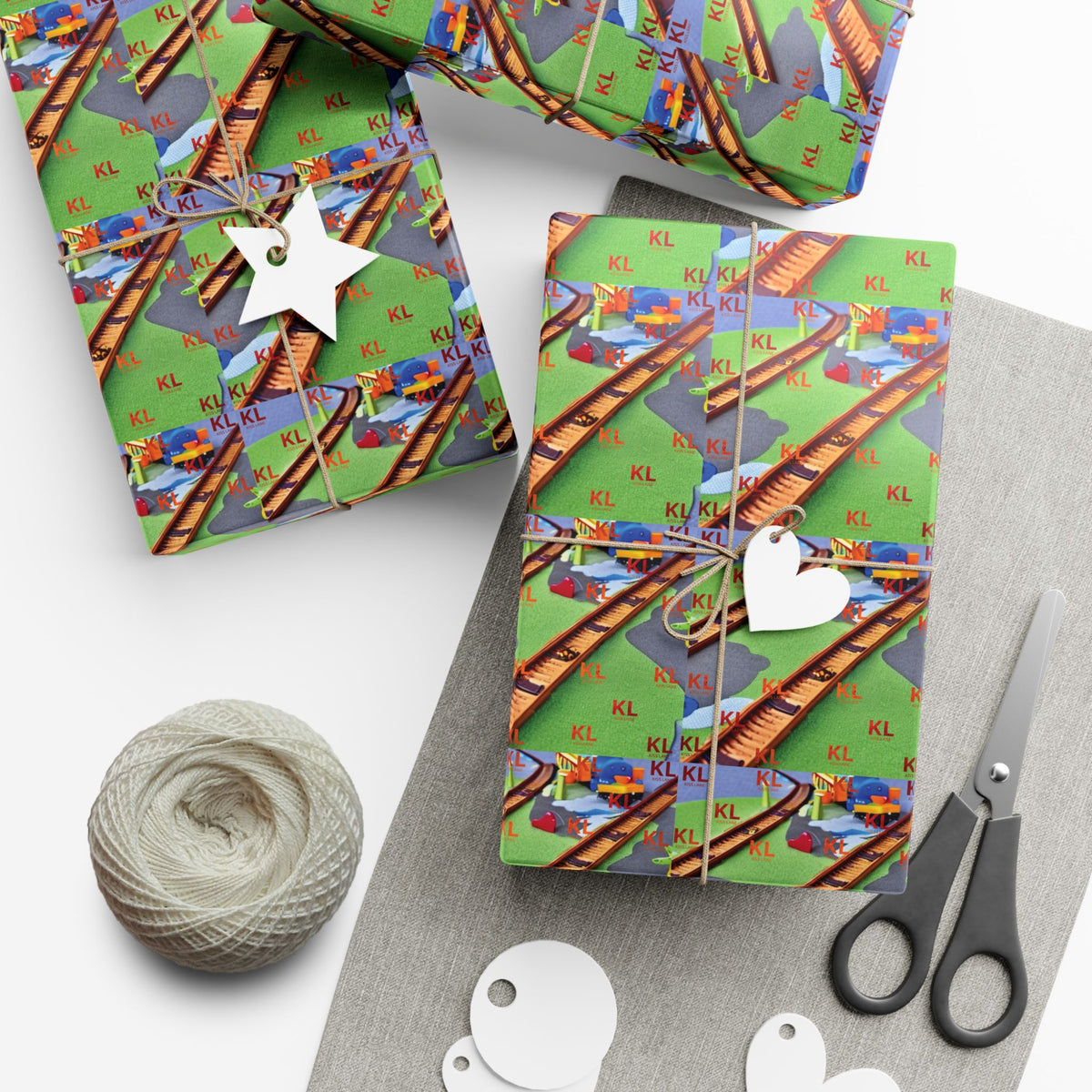 KL Train Tracks - Gift Wrap Papers