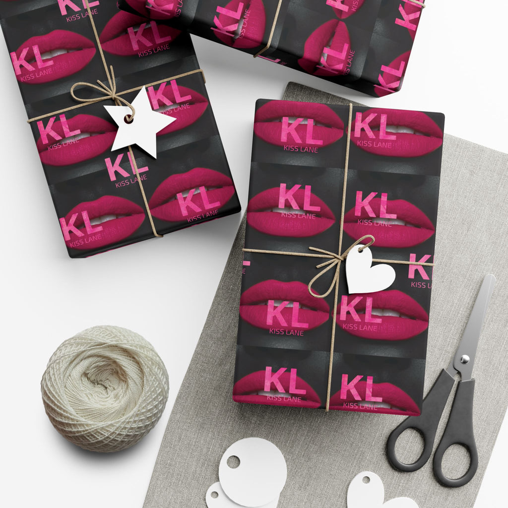 KL Lipstick Chick Print Gift Wrap Paper