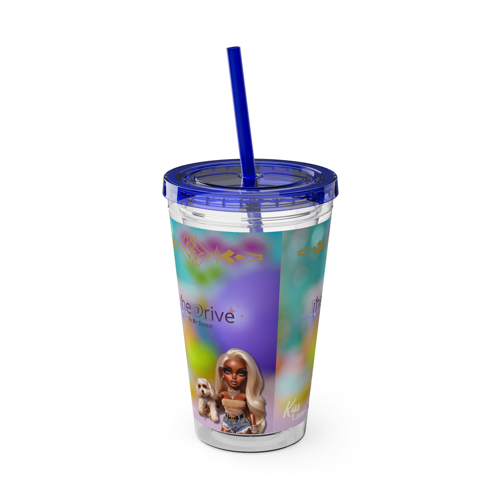 KL Sunsplash Tumbler with Straw, 16oz