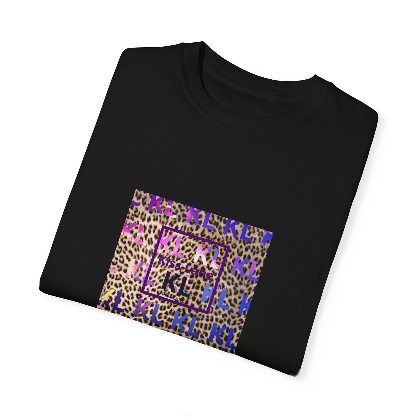 KL Leopard Unisex Garment-Dyed T-shirt