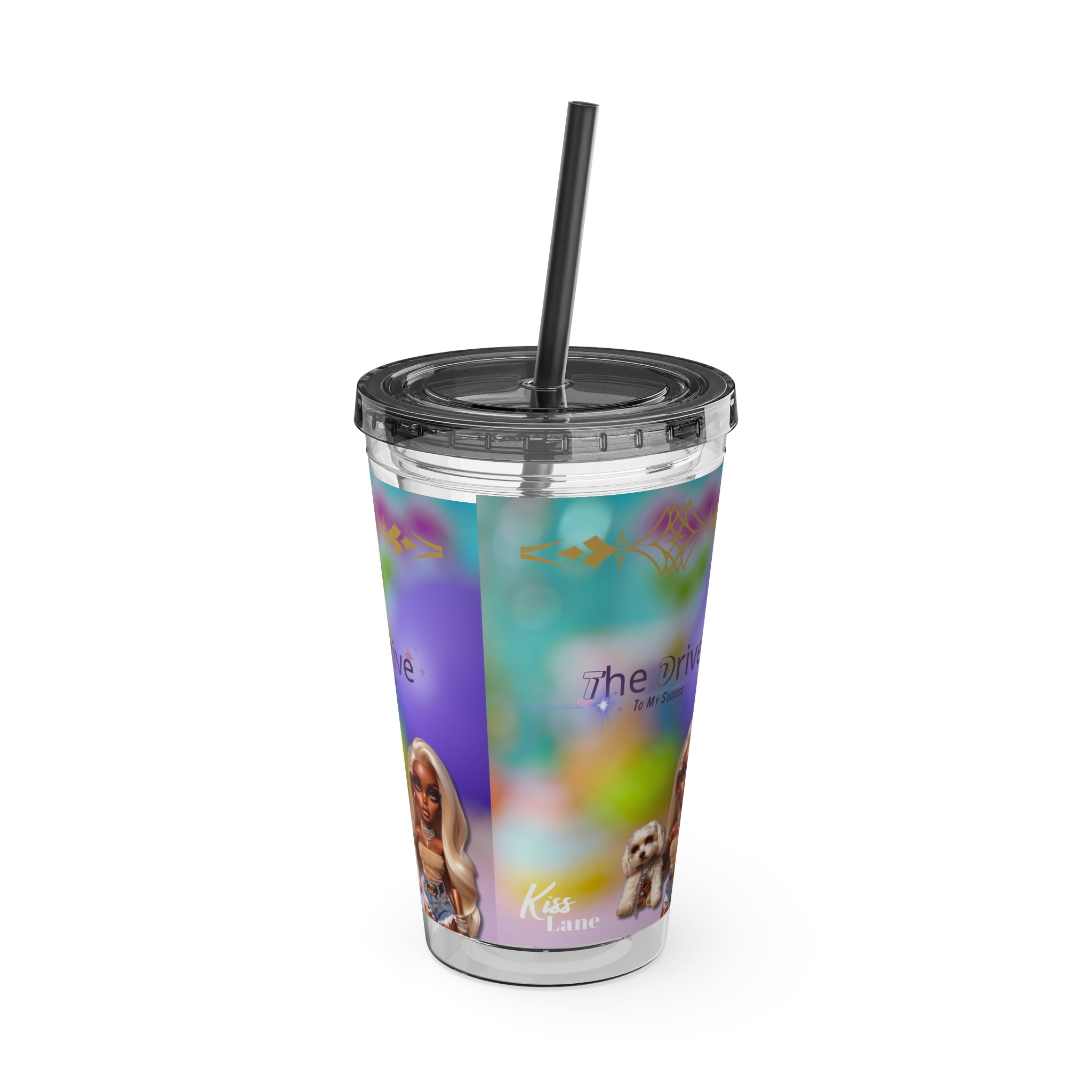 KL Sunsplash Tumbler with Straw, 16oz