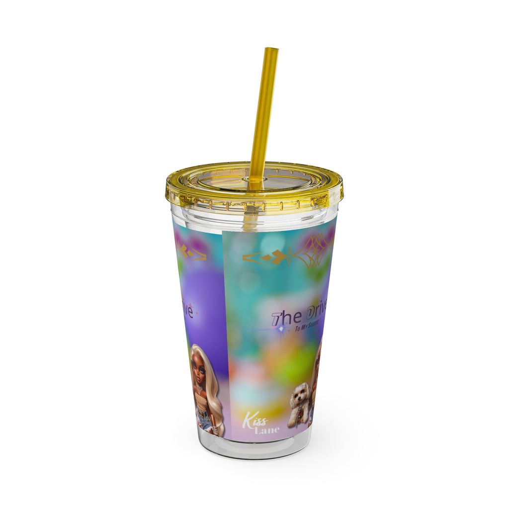 KL Sunsplash Tumbler with Straw, 16oz