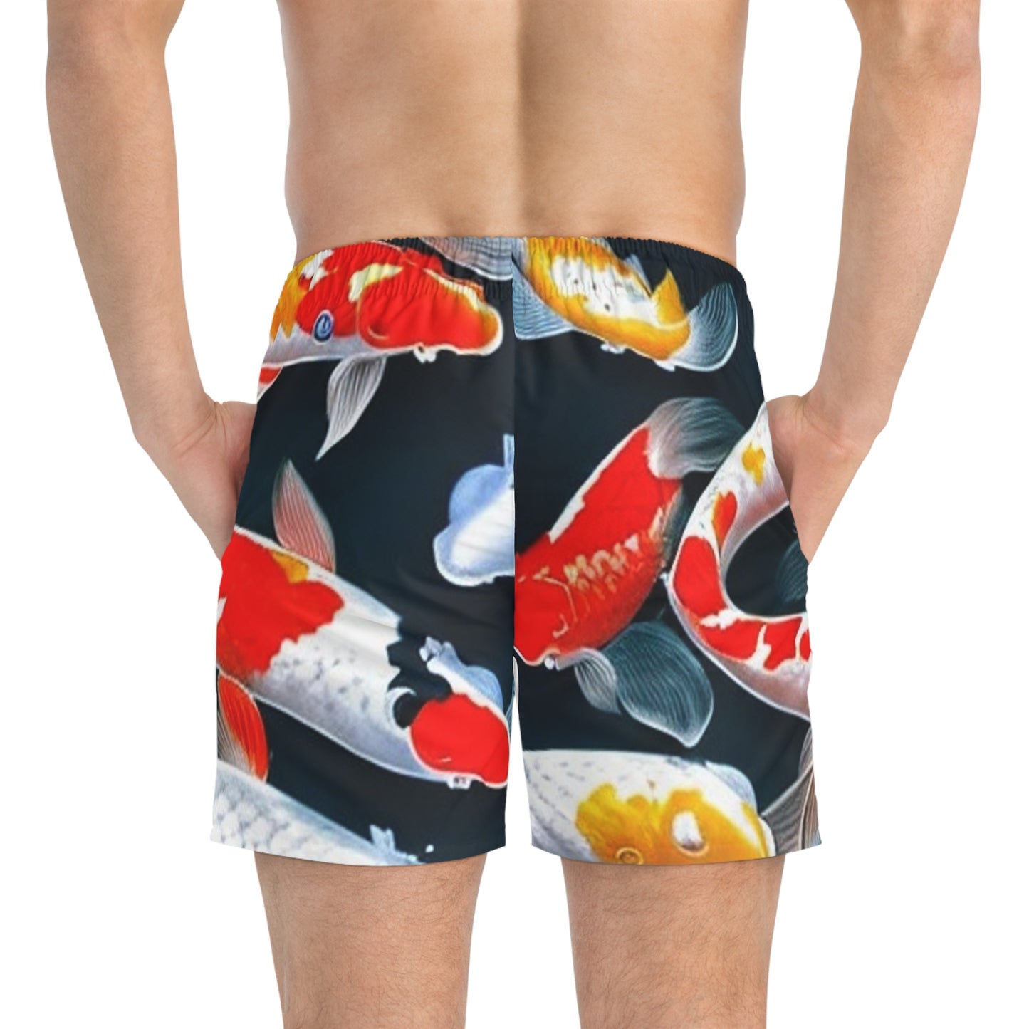 Men's Fish Paint Swim Trunks (AOP)