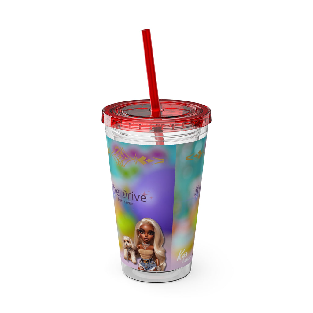 KL Sunsplash Tumbler with Straw, 16oz