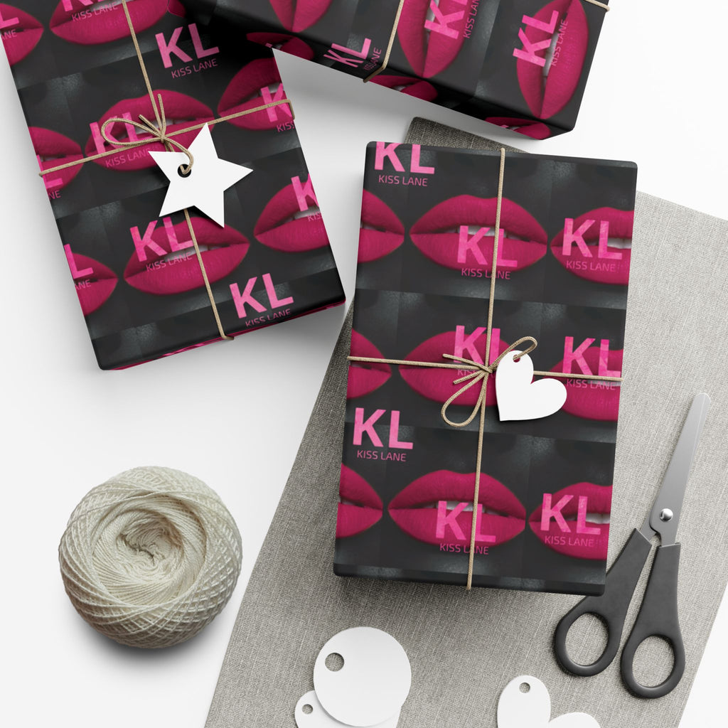 KL Lipstick Chick Print Gift Wrap Paper