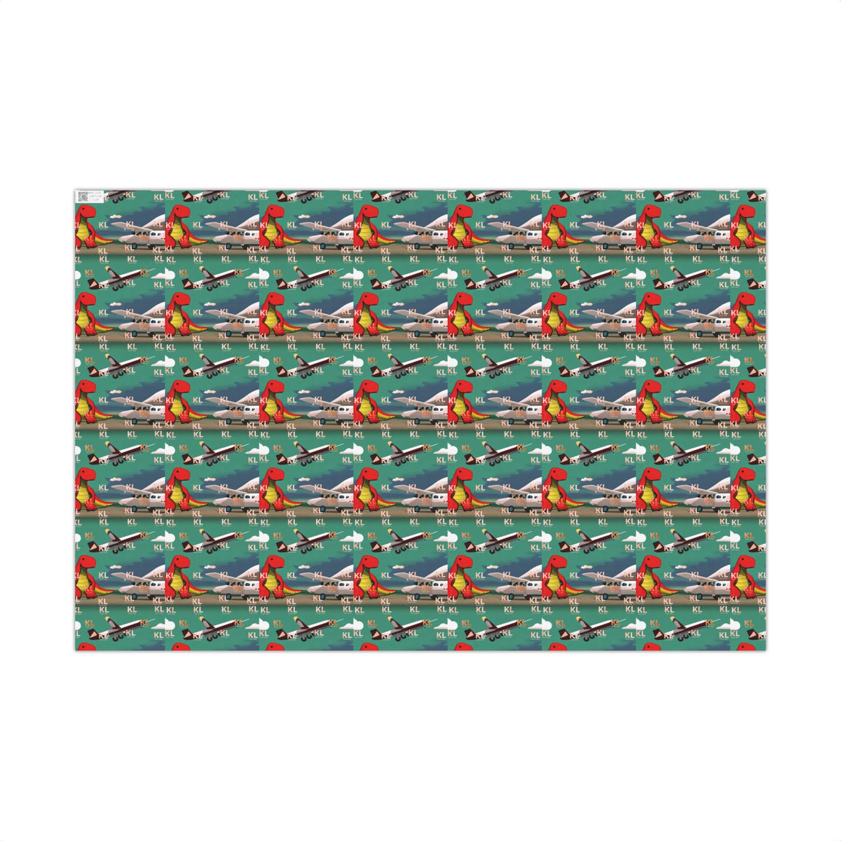 Dino Plane - Gift Wrap Papers