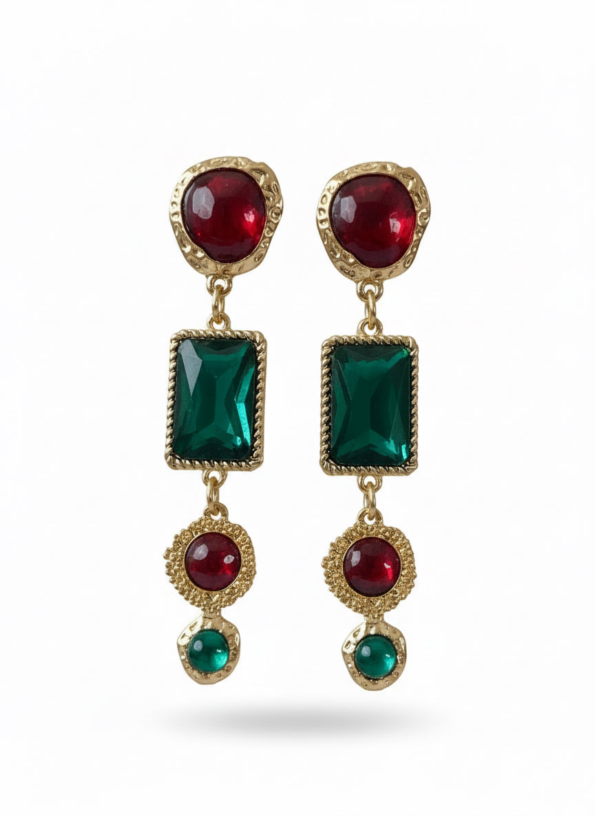 DROP N DAZZLE SHAPED EARRINGS