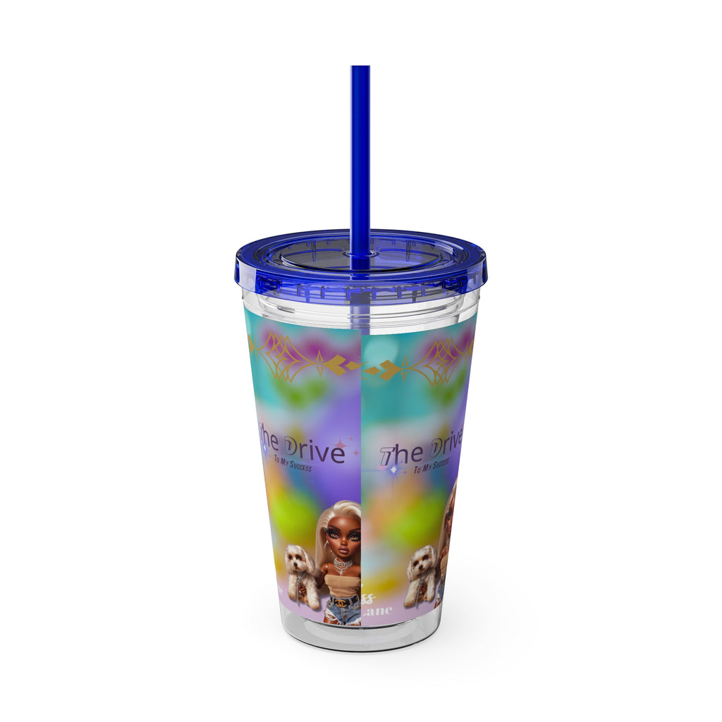 KL Sunsplash Tumbler with Straw, 16oz