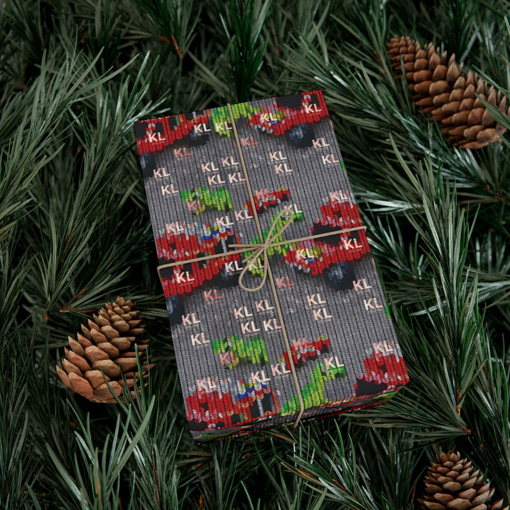 KL Kids Dinosaur & Truck Gift Wrap Paper