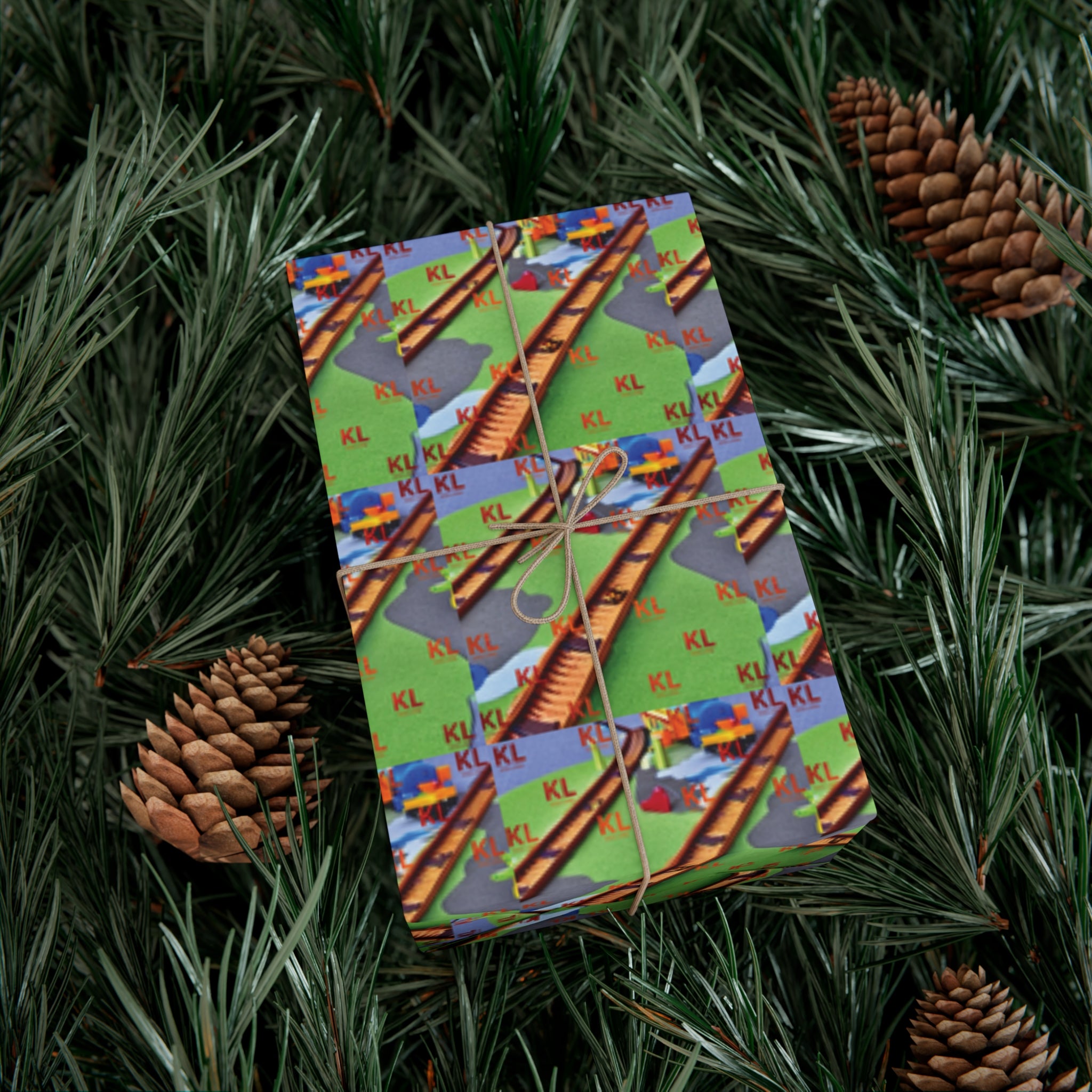 Train Tracks - Gift Wrap Papers