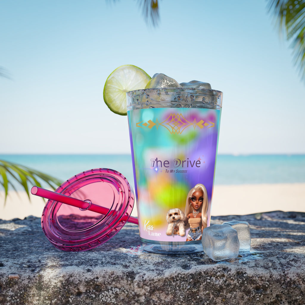 KL Sunsplash Tumbler with Straw, 16oz