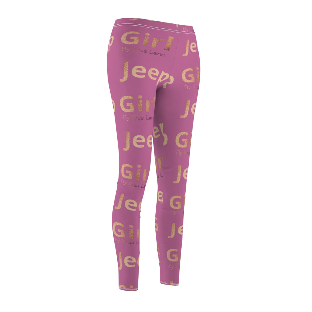 KL Jeep Girl Casual Leggings (Light Pink)