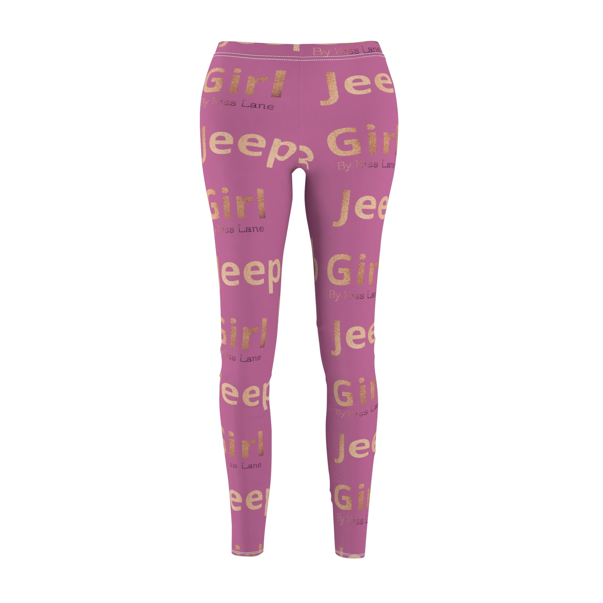KL Jeep Girl Casual Leggings (Light Pink)