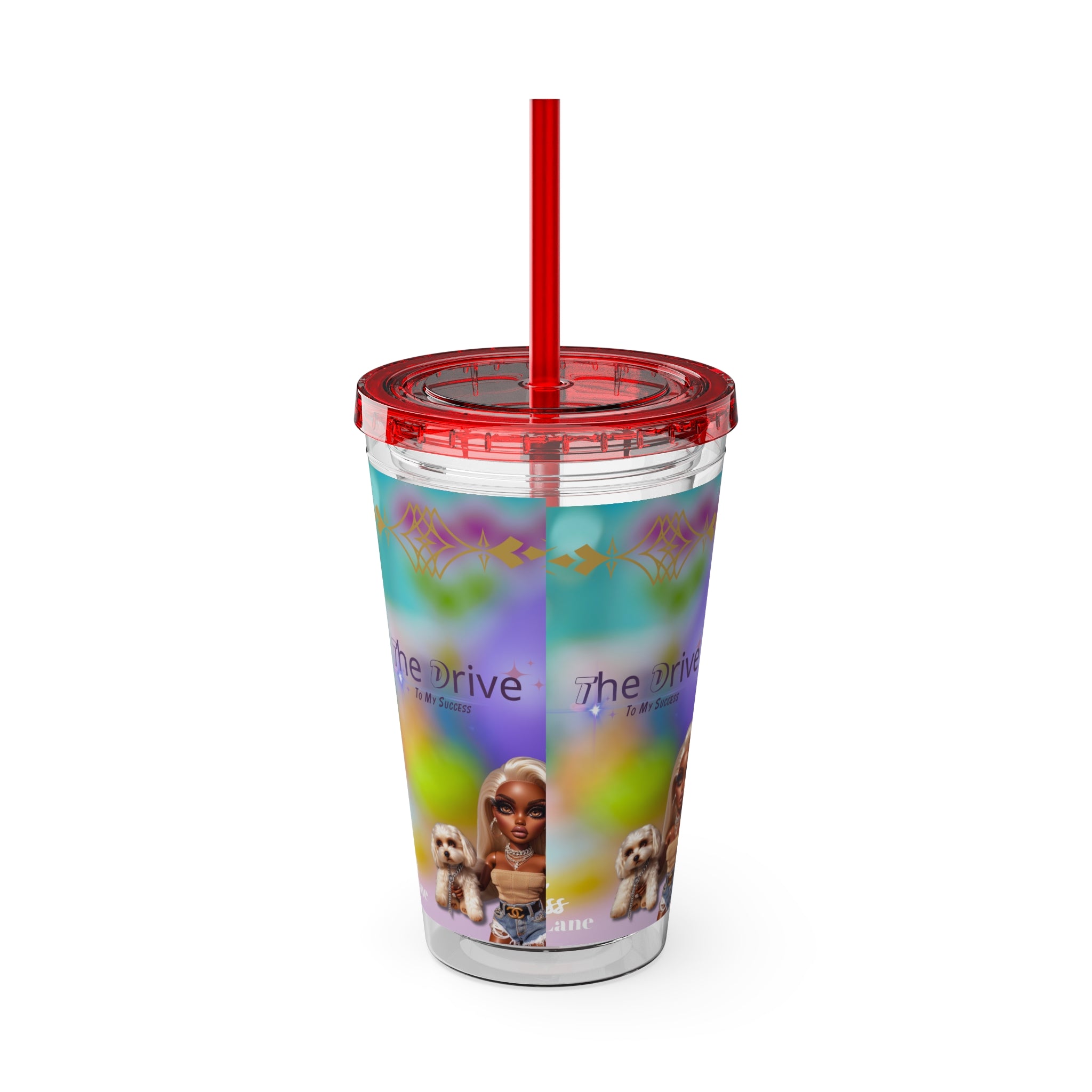 KL Sunsplash Tumbler with Straw, 16oz