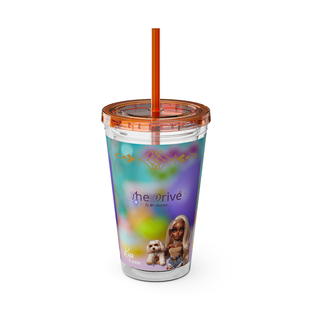 KL Sunsplash Tumbler with Straw, 16oz