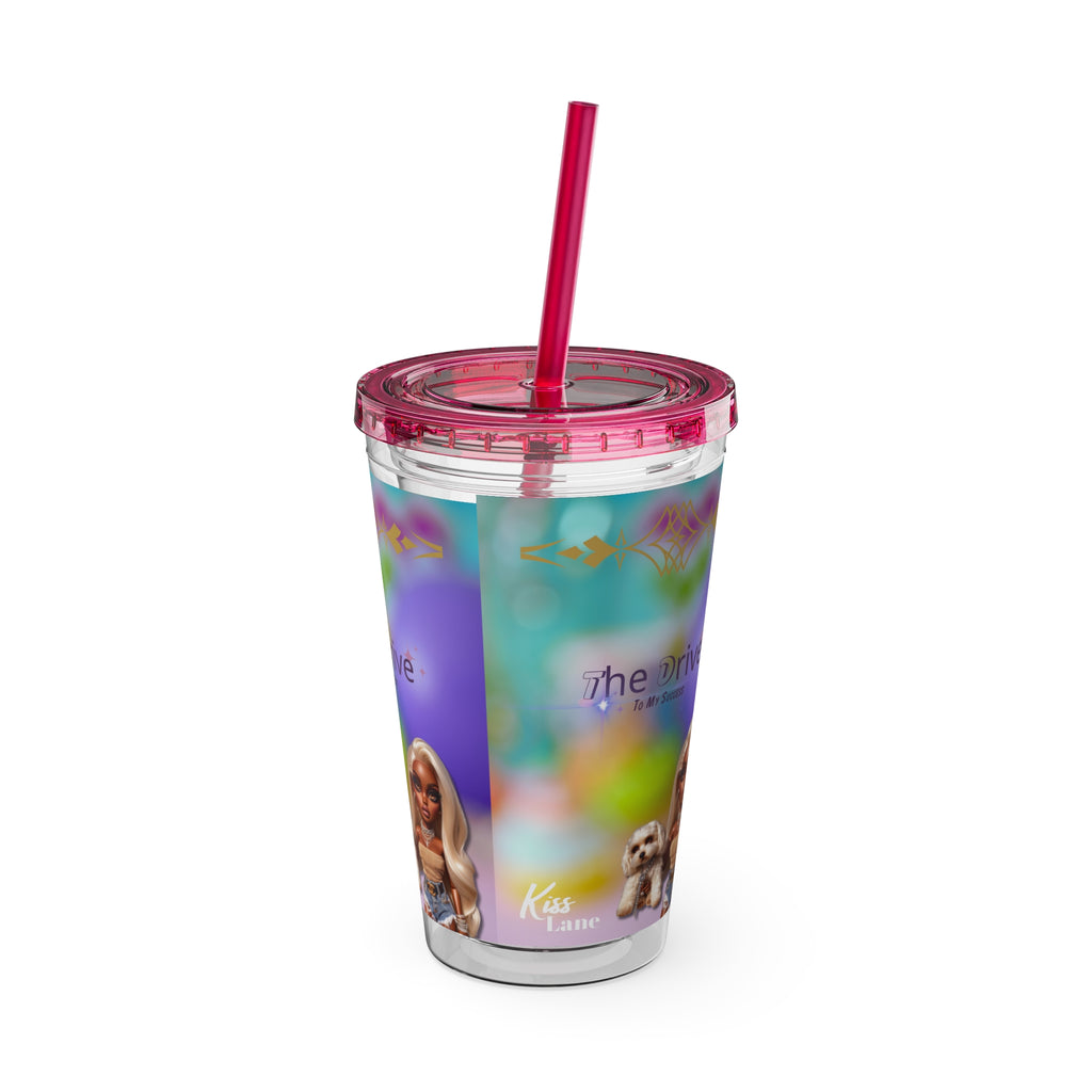KL Sunsplash Tumbler with Straw, 16oz