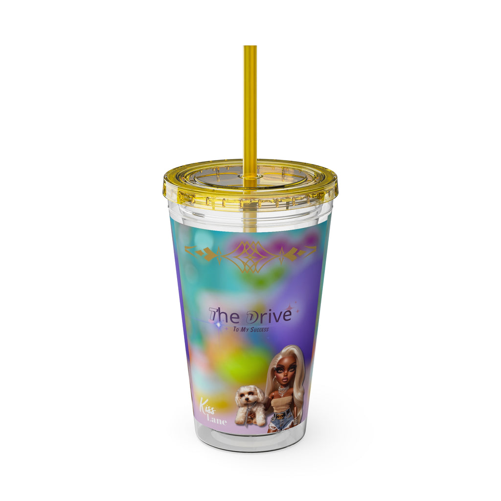 KL Sunsplash Tumbler with Straw, 16oz
