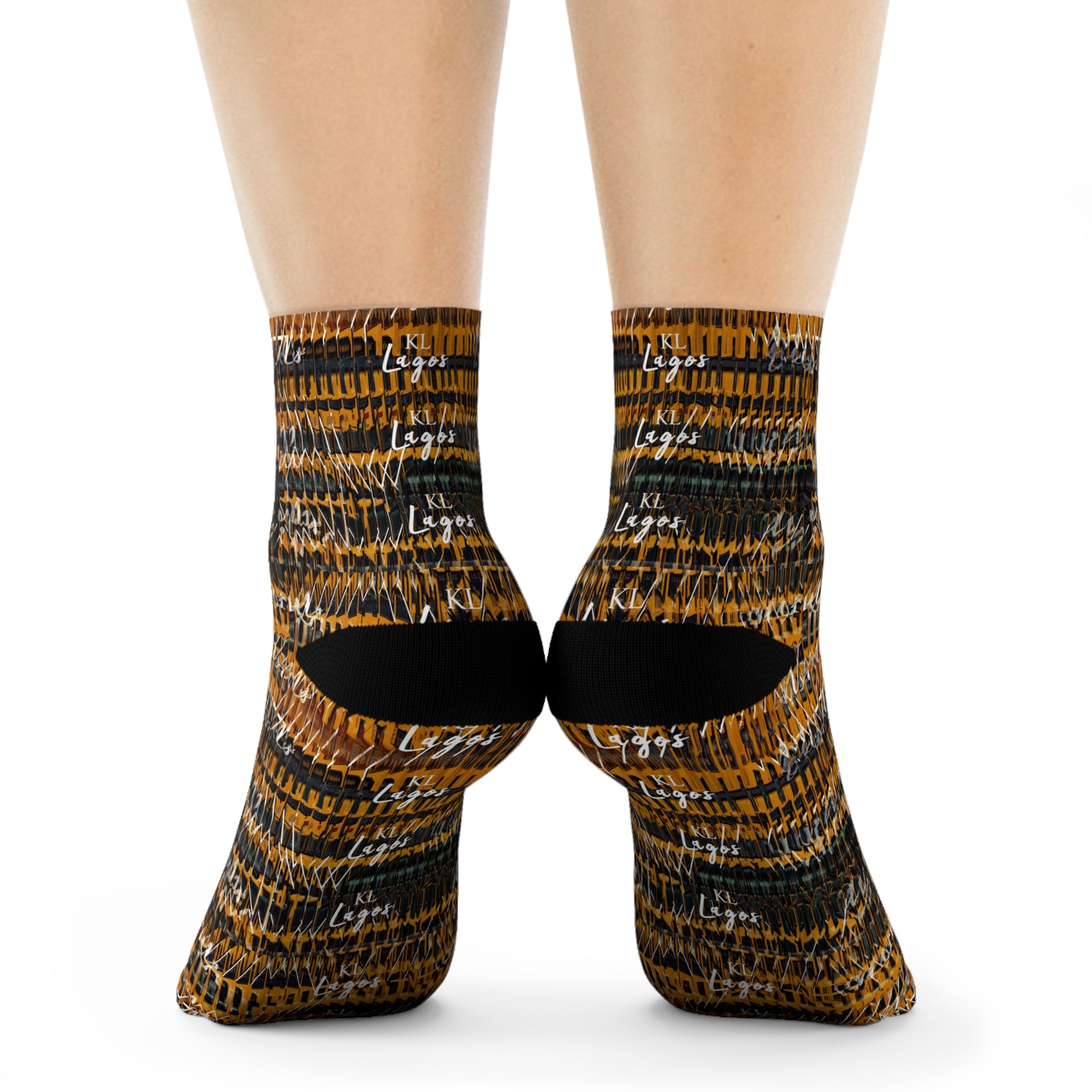 Kiss Lane Lagos Collection Crew Socks — Stylish Lagos-Inspired Cotton Crew Socks