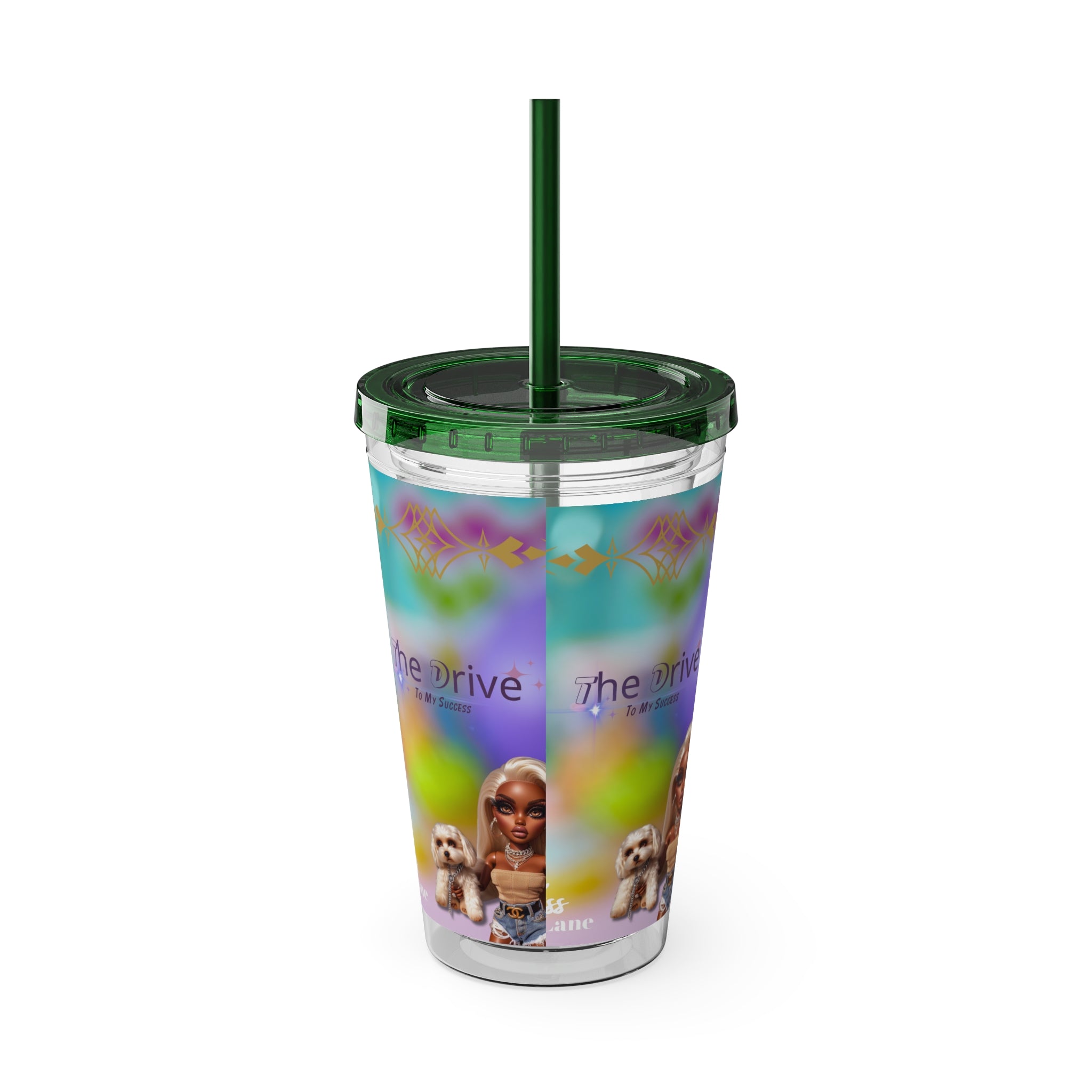 KL Sunsplash Tumbler with Straw, 16oz