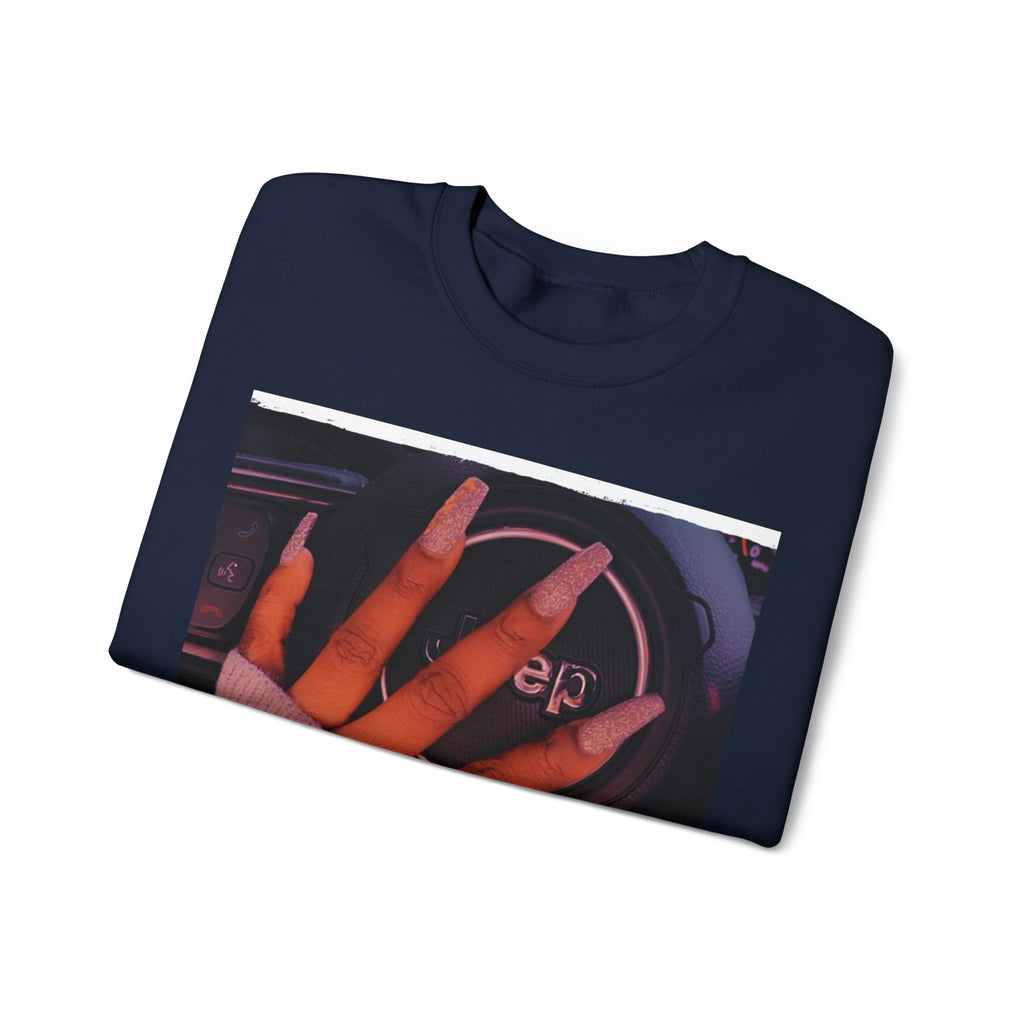 Jeep Girl - Unisex Heavy Blend™ Crewneck Sweatshirt