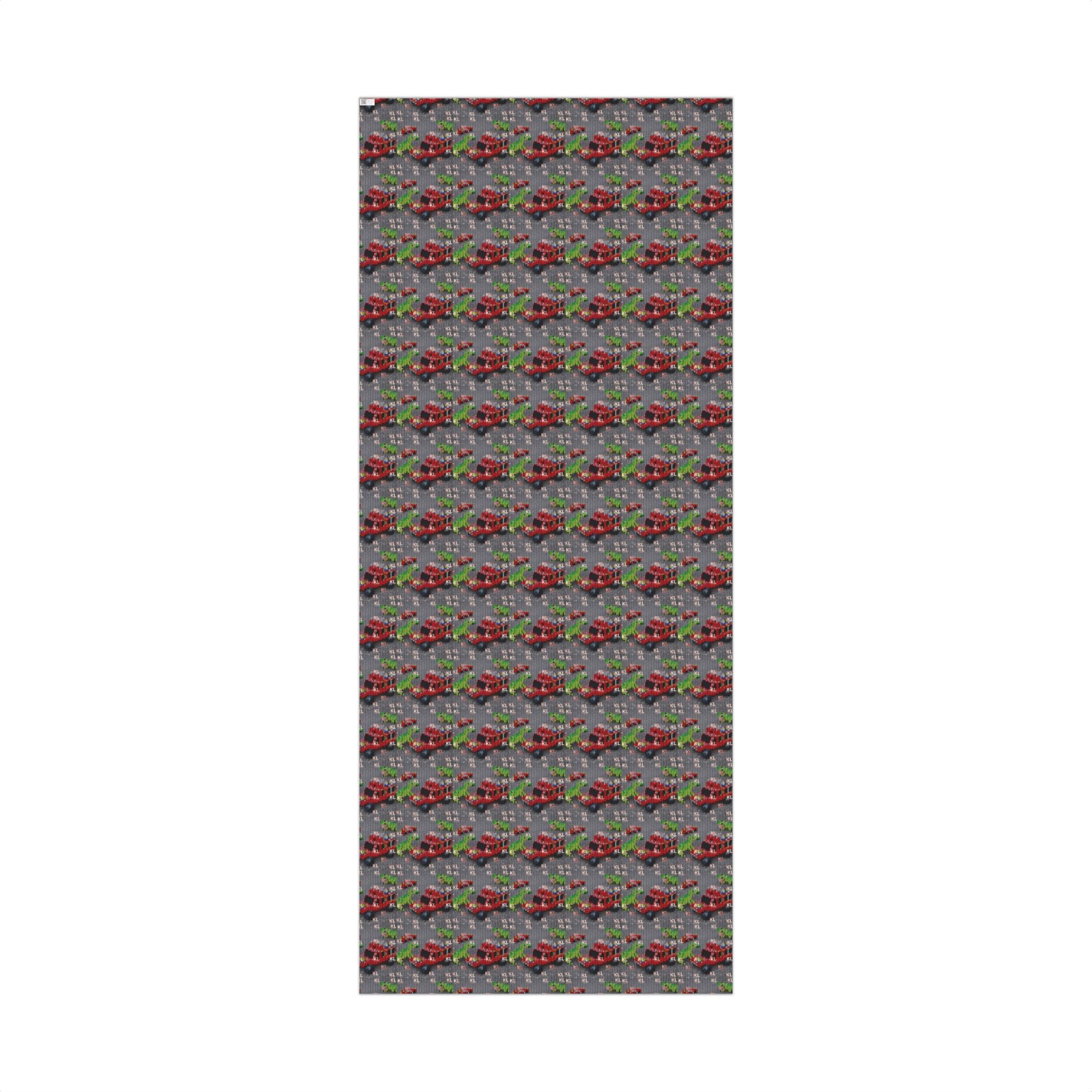 KL Kids Dinosaur & Truck Gift Wrap Paper