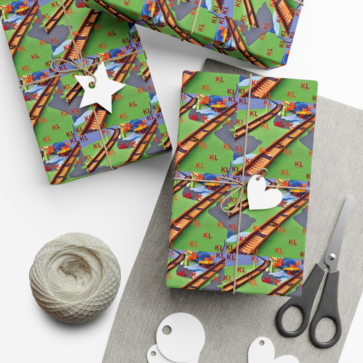 KL Train Tracks - Gift Wrap Papers