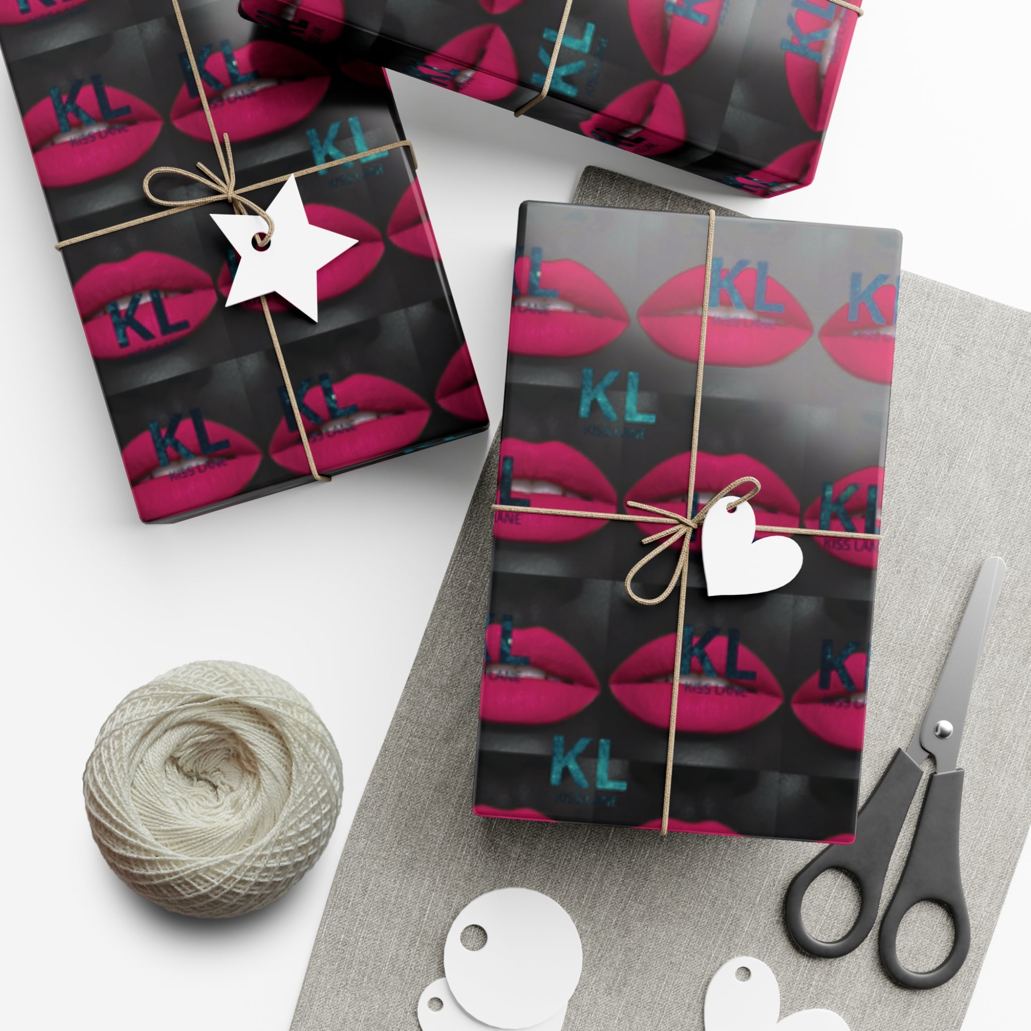 Pink Lipstick - Gift Wrap Papers