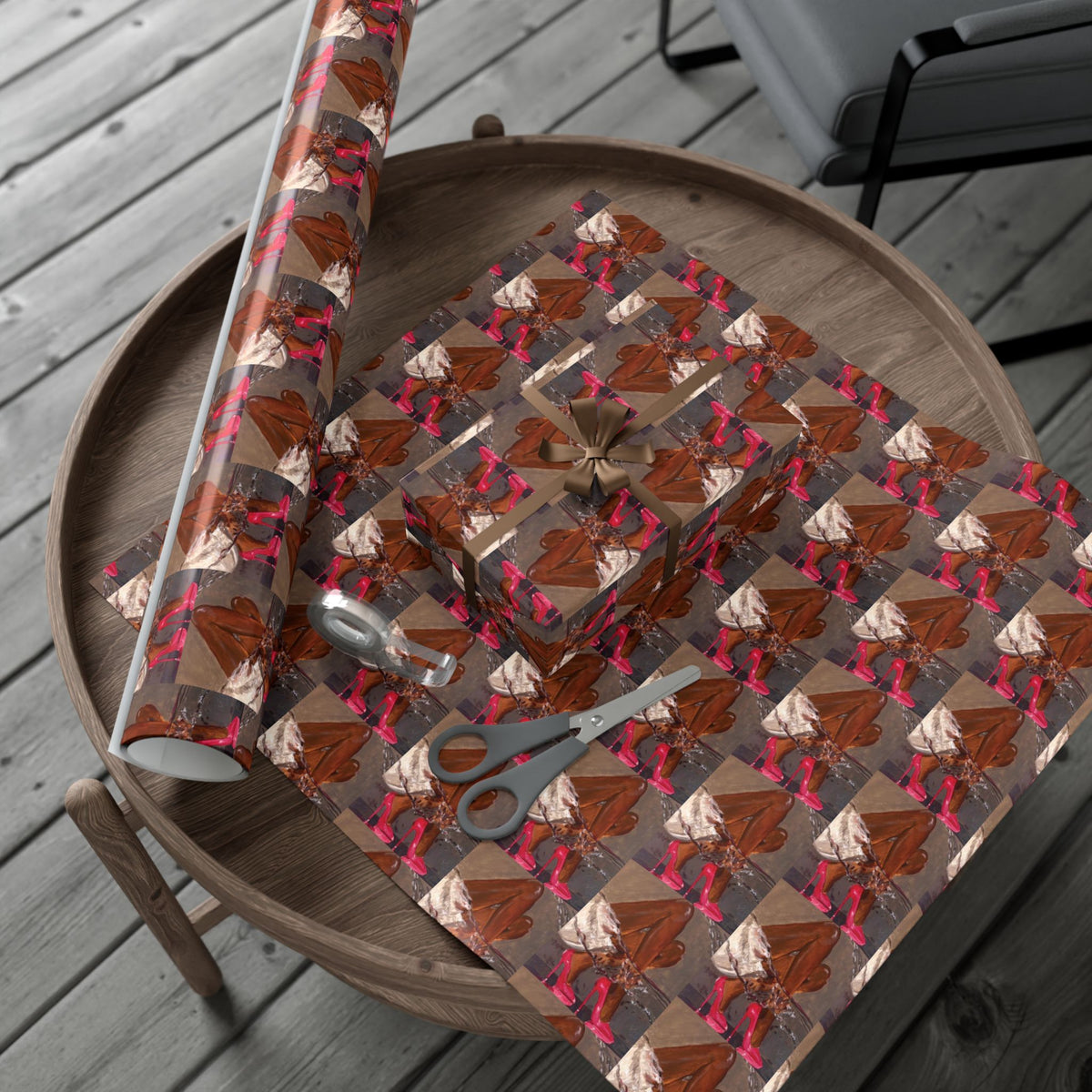 So Kate Hand-Painted Gift Wrap Paper