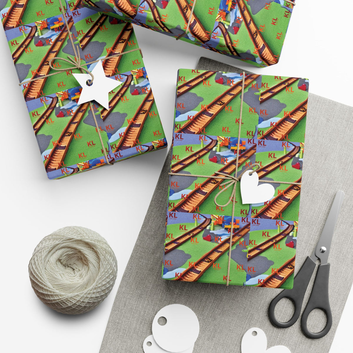 KL Train Tracks - Gift Wrap Papers