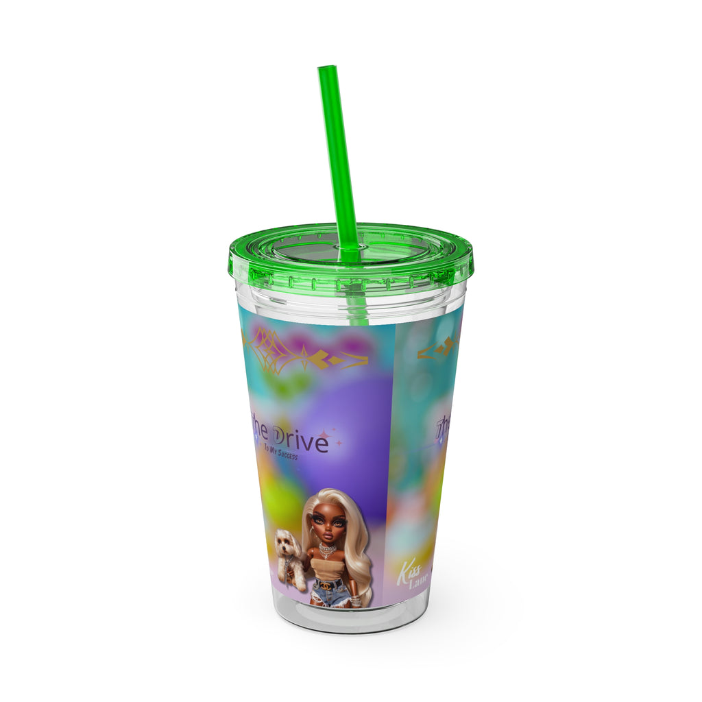 KL Sunsplash Tumbler with Straw, 16oz