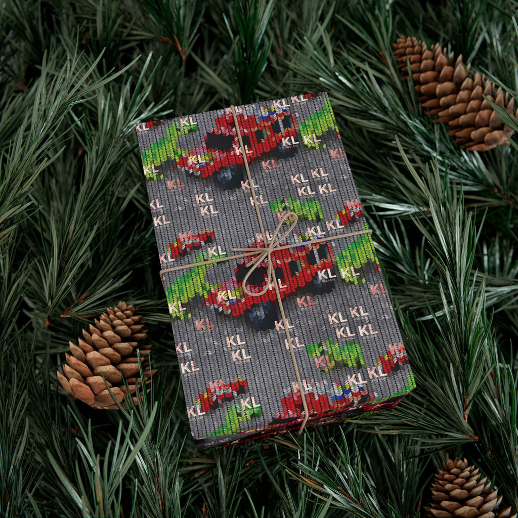 KL Kids Dinosaur & Truck Gift Wrap Paper