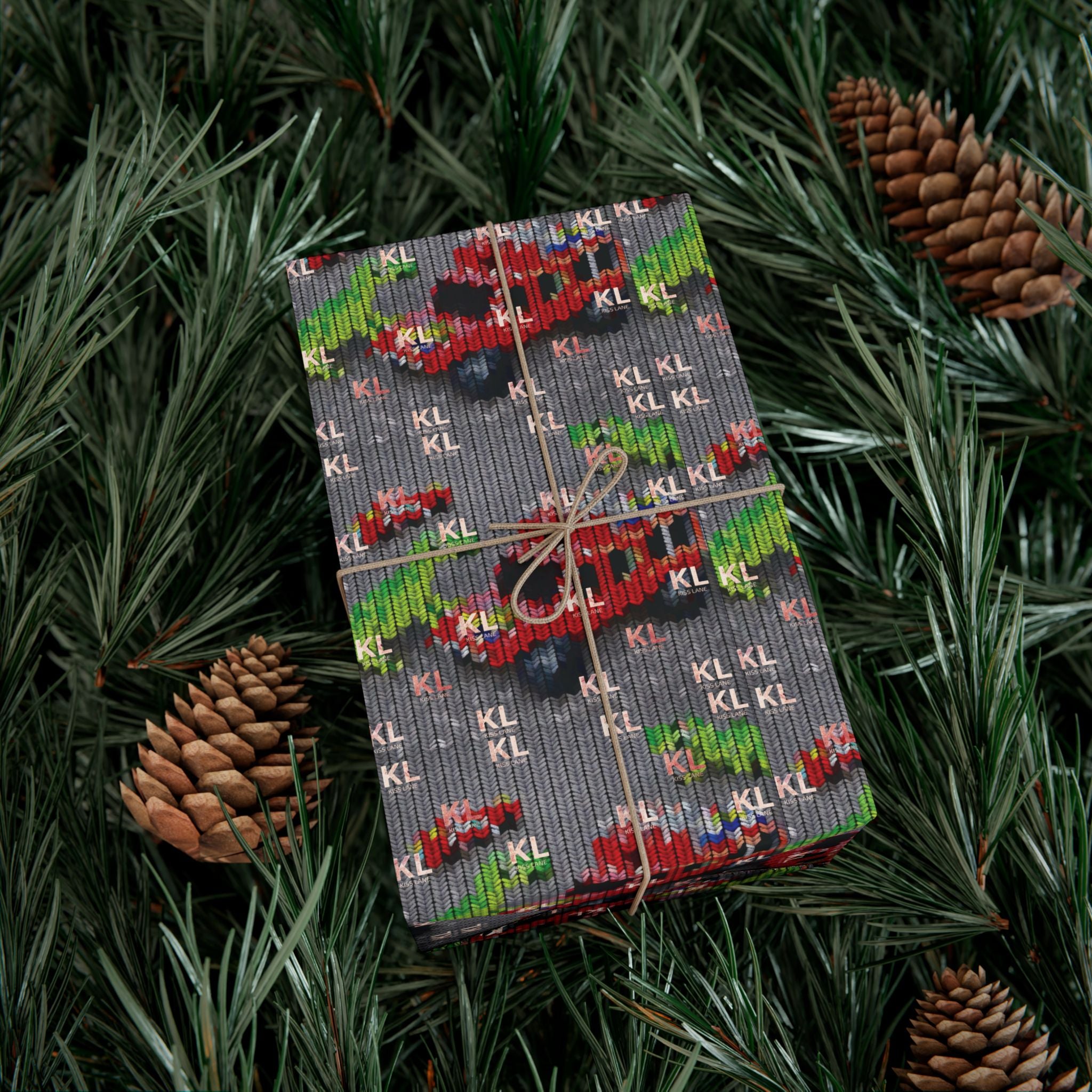 KL Kids Dinosaur & Truck Gift Wrap Paper