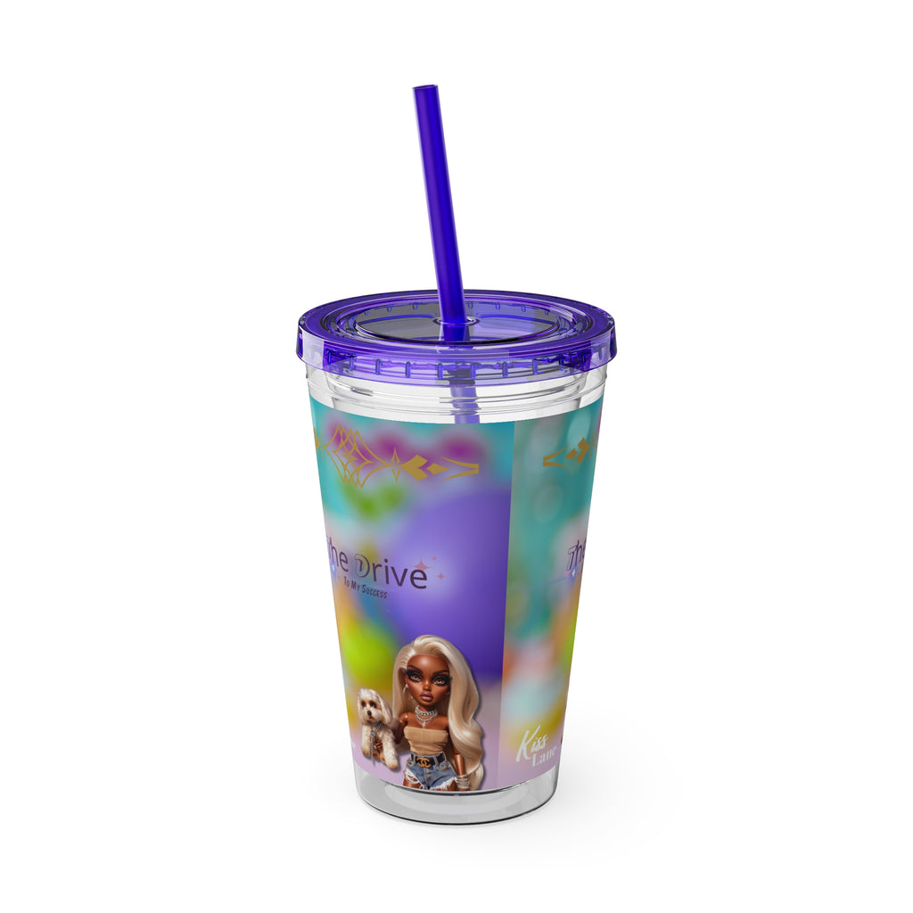 KL Sunsplash Tumbler with Straw, 16oz