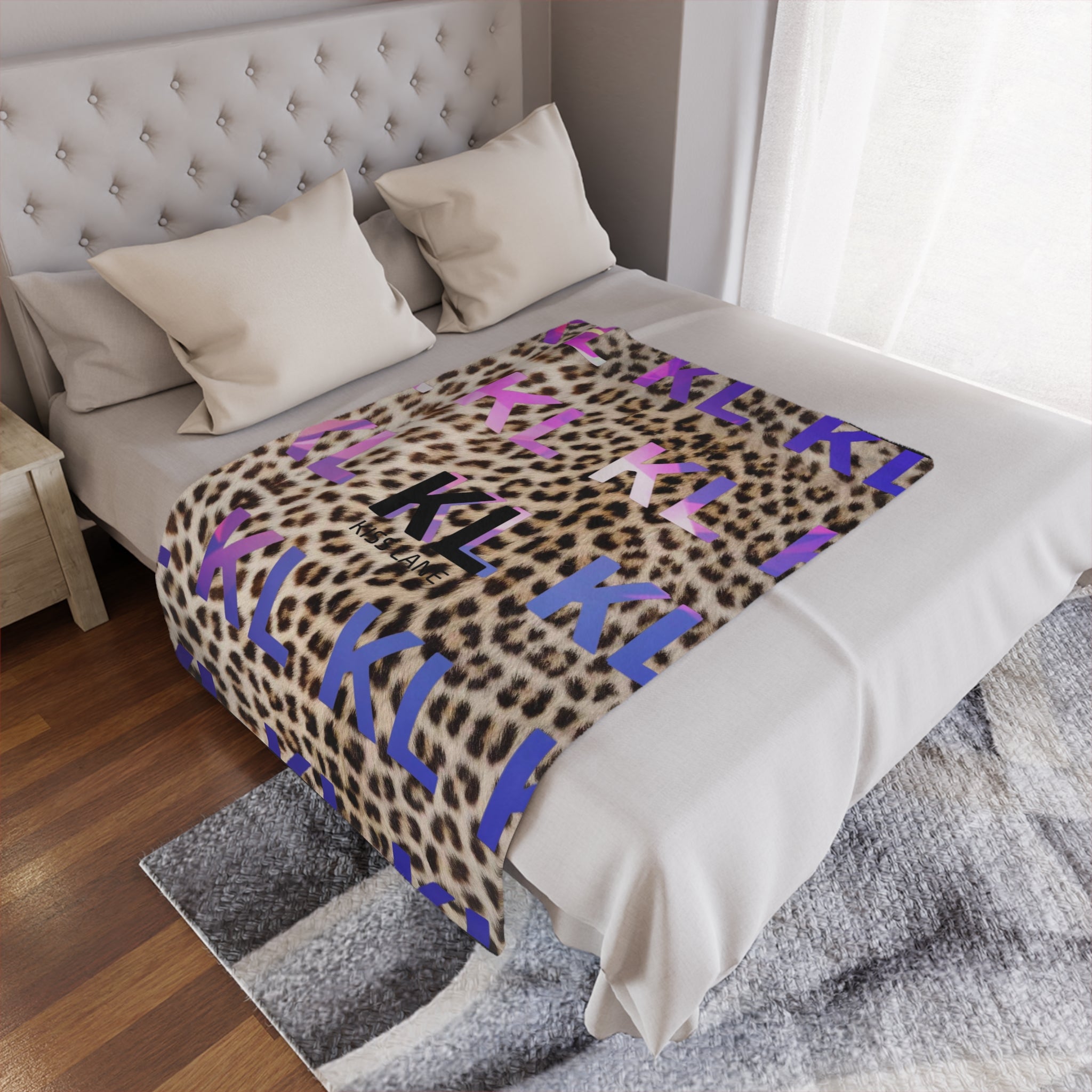 Kiss Lane Leopard - Minky Blanket