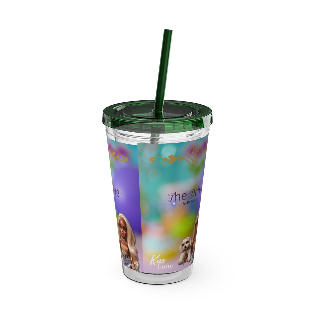 KL Sunsplash Tumbler with Straw, 16oz