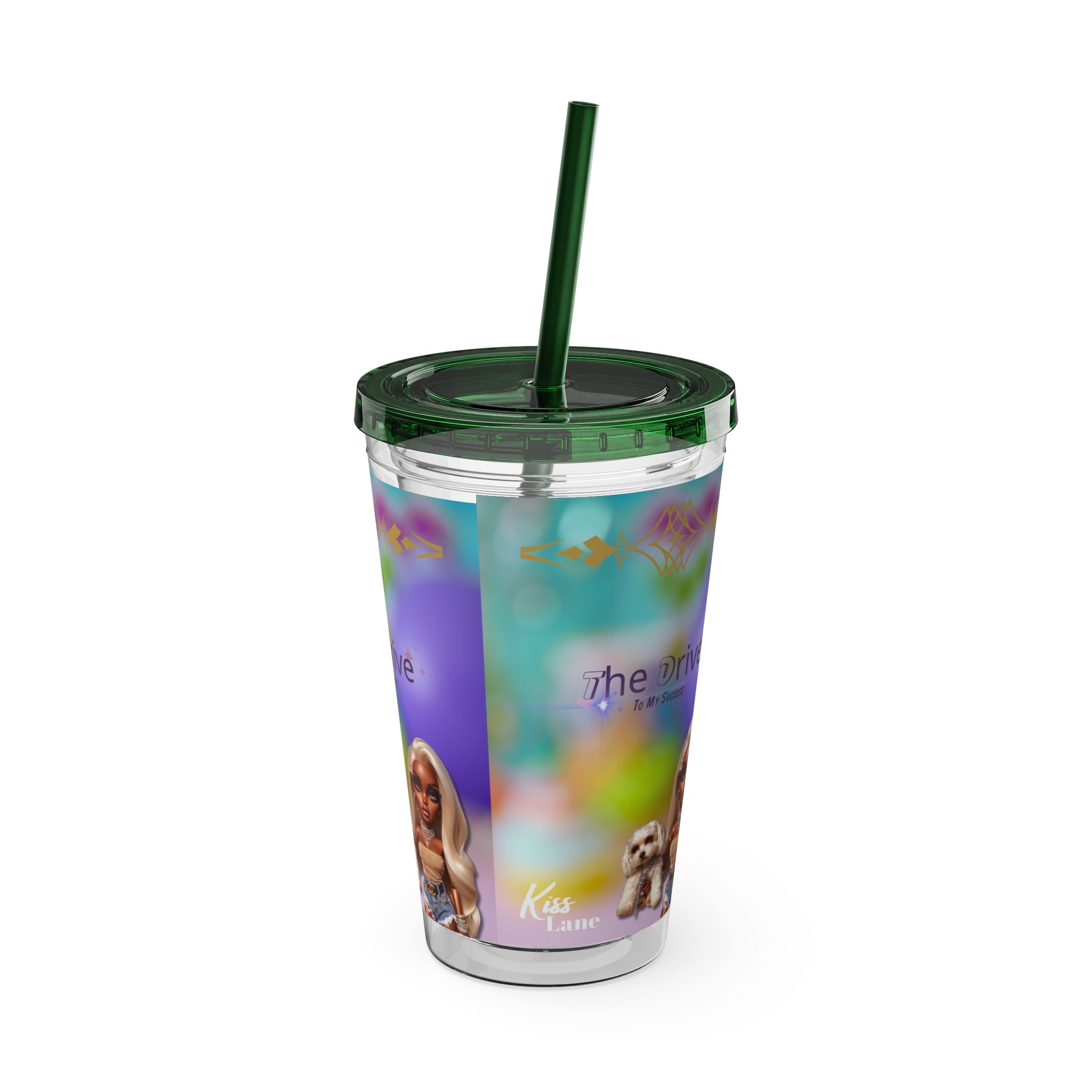 KL Sunsplash Tumbler with Straw, 16oz