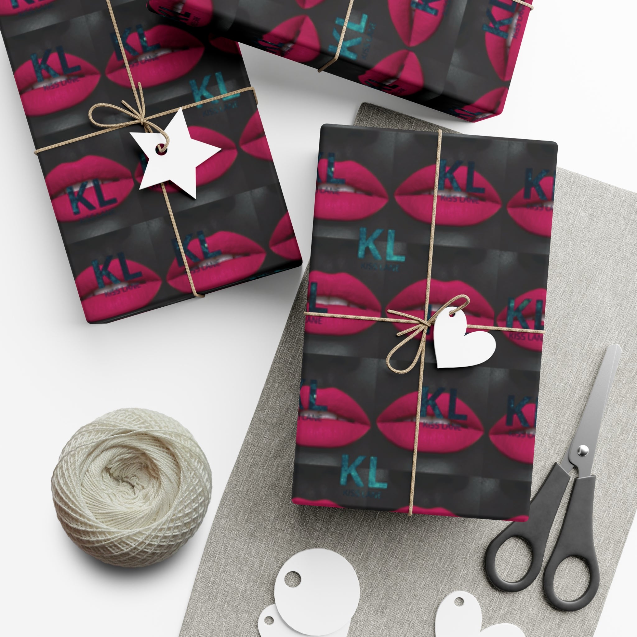 Pink Lipstick - Gift Wrap Papers