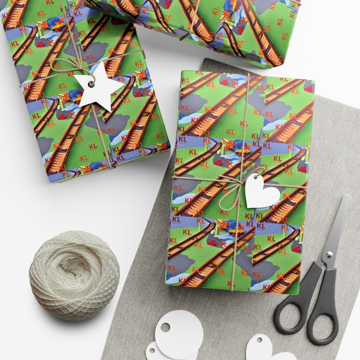 KL Train Tracks - Gift Wrap Papers