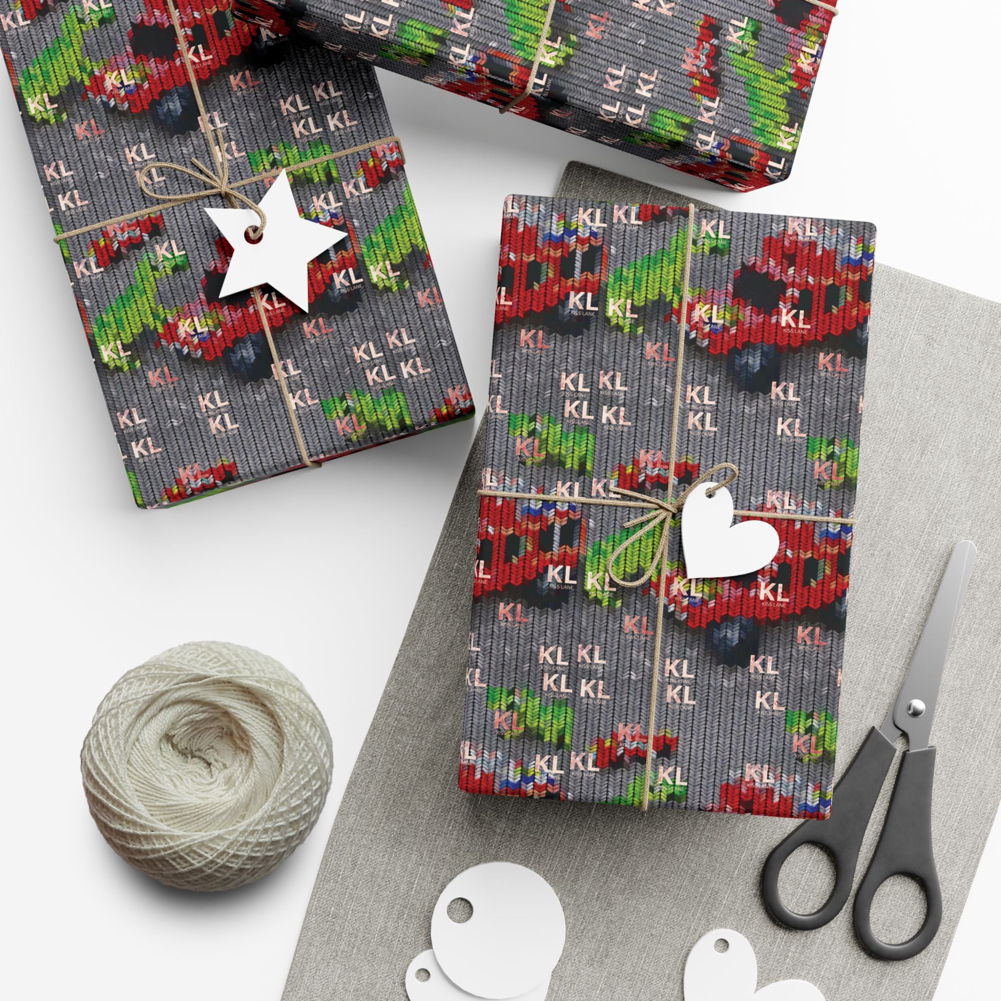KL Kids Dinosaur & Truck Gift Wrap Paper