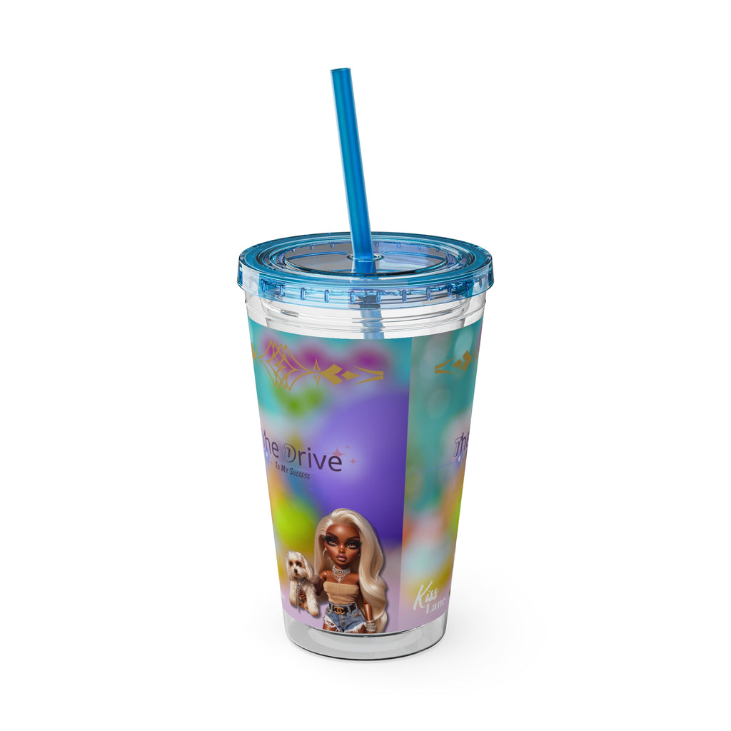 KL Sunsplash Tumbler with Straw, 16oz