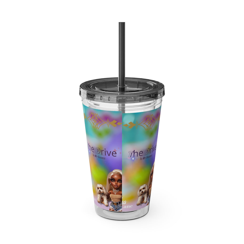 KL Sunsplash Tumbler with Straw, 16oz
